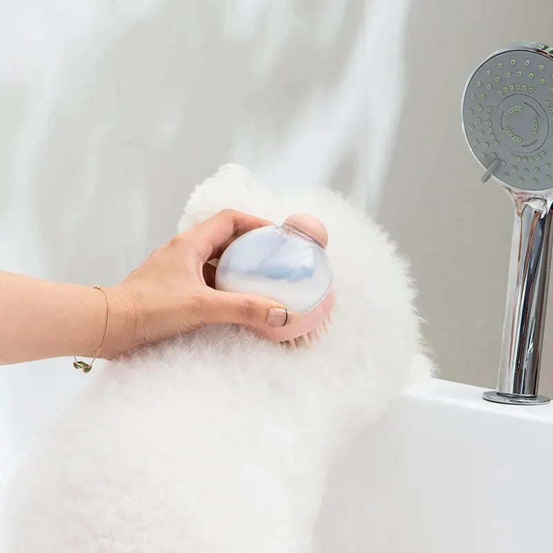 BubbleBath™   Pet Bath Soft Brush