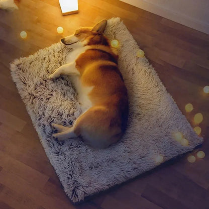 SleepyEars™  Long Plush Dog Bed