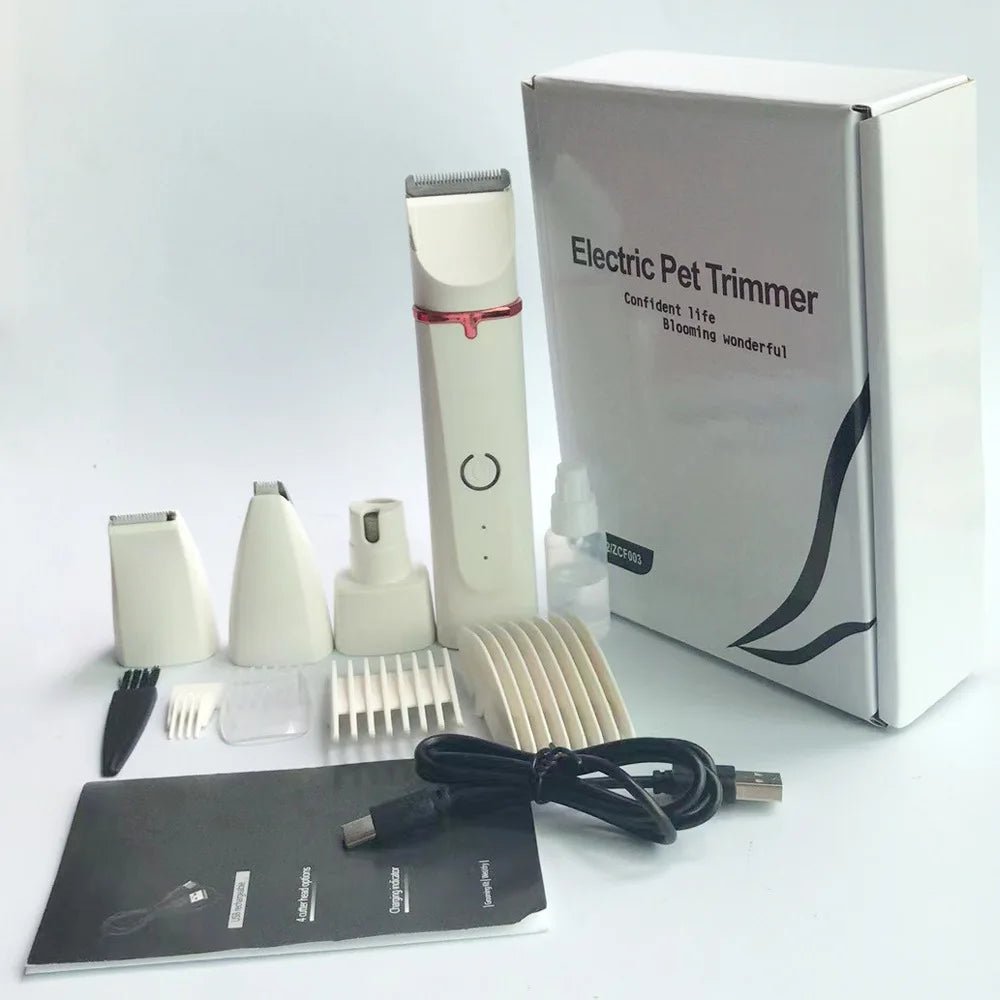 Hairstyle™  4 in 1 Electric Hair Trimmer/Grooming Clippers for Pets