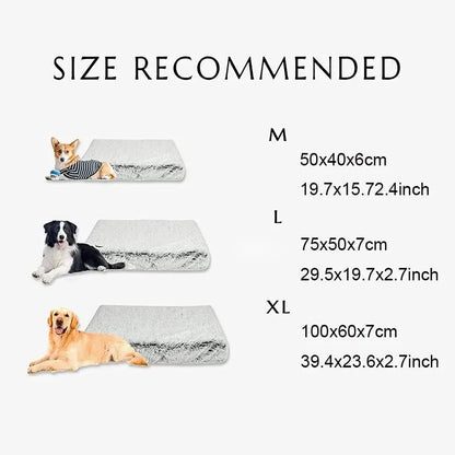 SleepyEars™  Long Plush Dog Bed